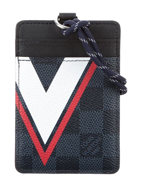 louis vuitton badge holder|louis vuitton card holder price.